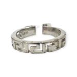 925 Sterling Silver Band with Versace Design